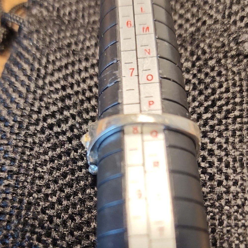 Intricate Silver Openwork Ring With Crescent Desi… - image 2